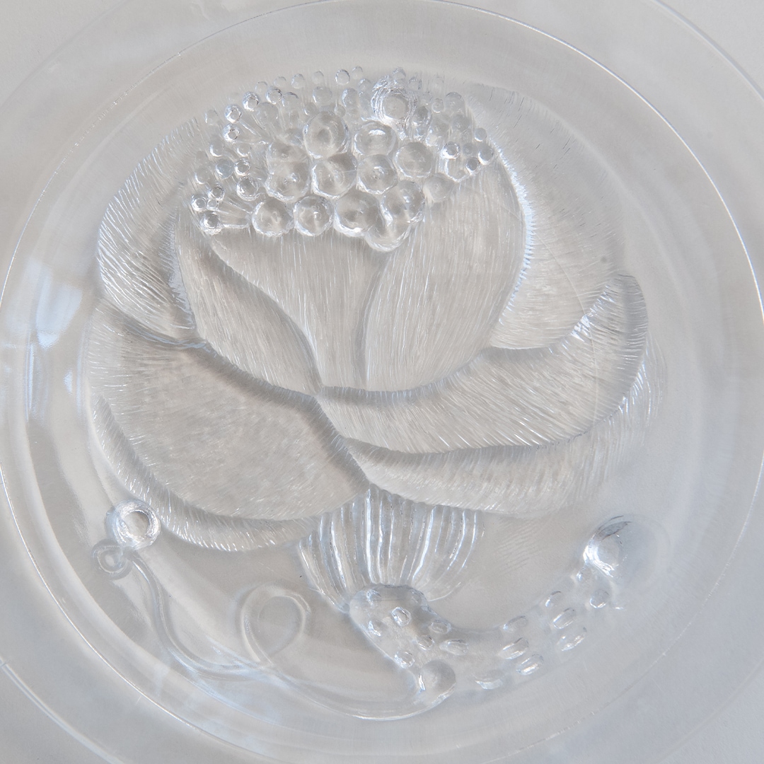 ヴィンテージ】03 ピオニ／Pioni プレート 21cm クリア（オイバ