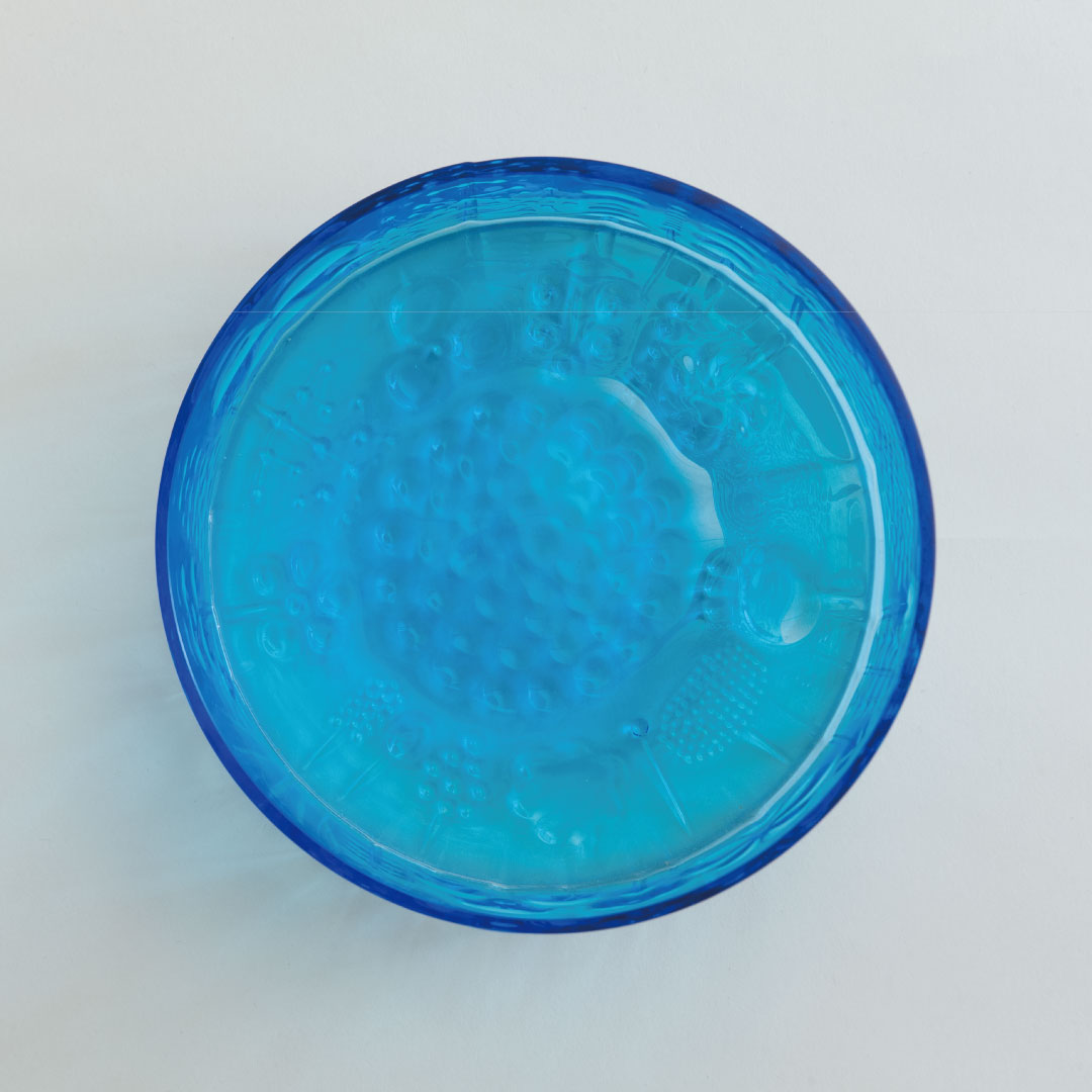 【ヴィンテージ】22 フローラ／Flora ボウル 19cm ライトブルー（オイバ・トイッカ／Oiva Toikka）