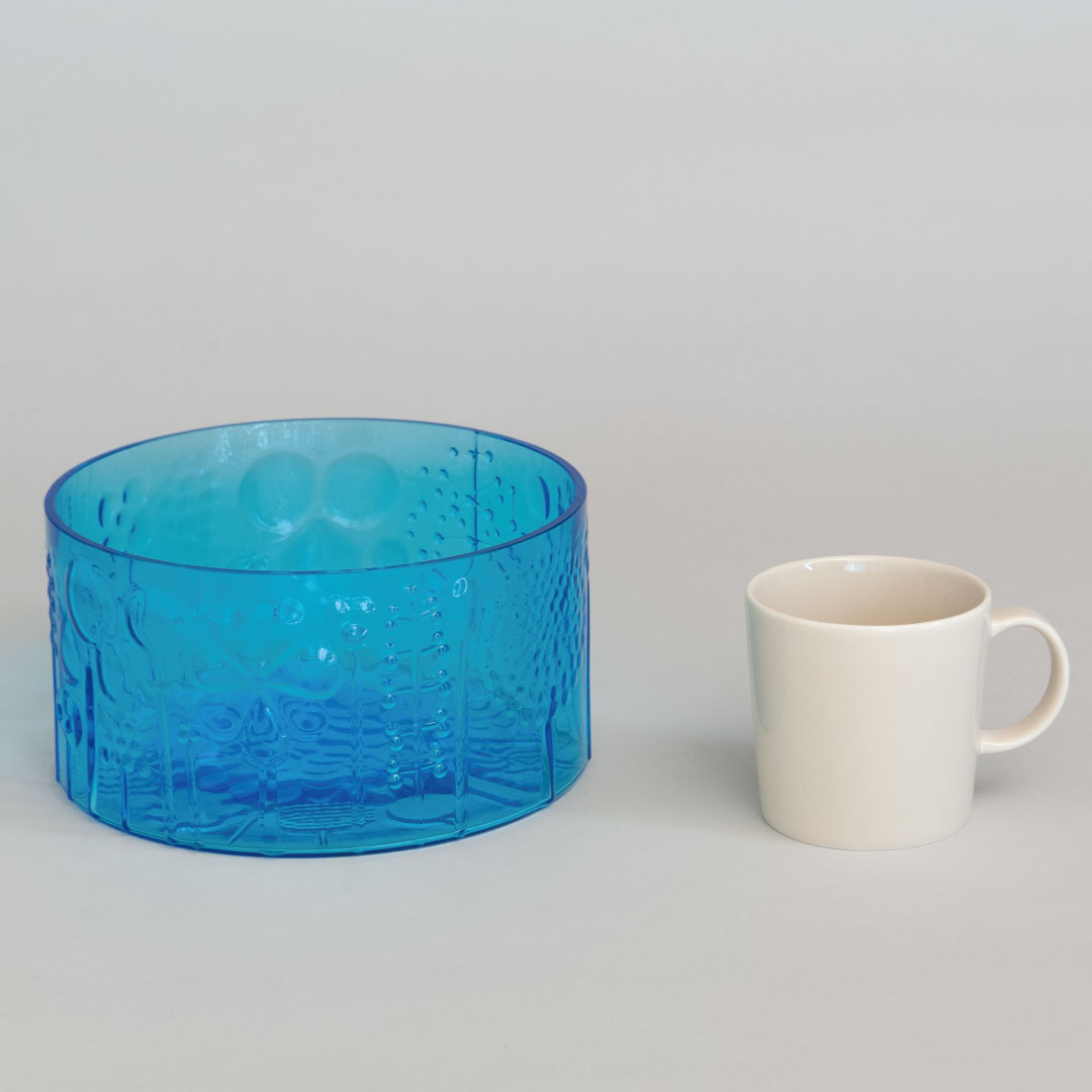 ヴィンテージ】22 フローラ／Flora ボウル 19cm ライトブルー（オイバ