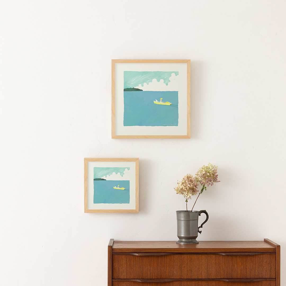 紙野夏紀 アートポスター(ア グッド ビュー/a good view)