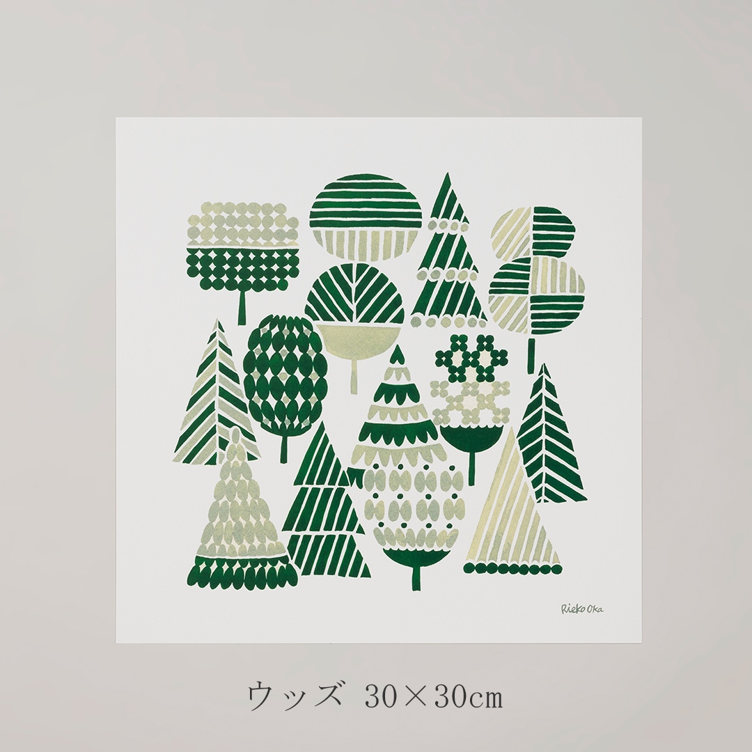 岡理恵子 アートポスター(ア グッド ビュー/a good view)