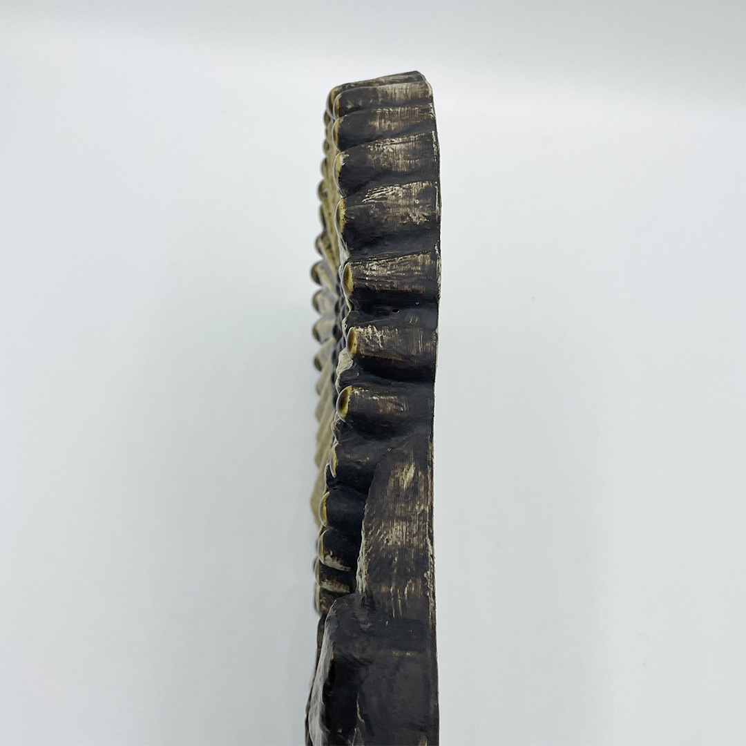 ヴィンテージ】12 Solros ひまわりの陶板（リサ・ラーソン／Lisa