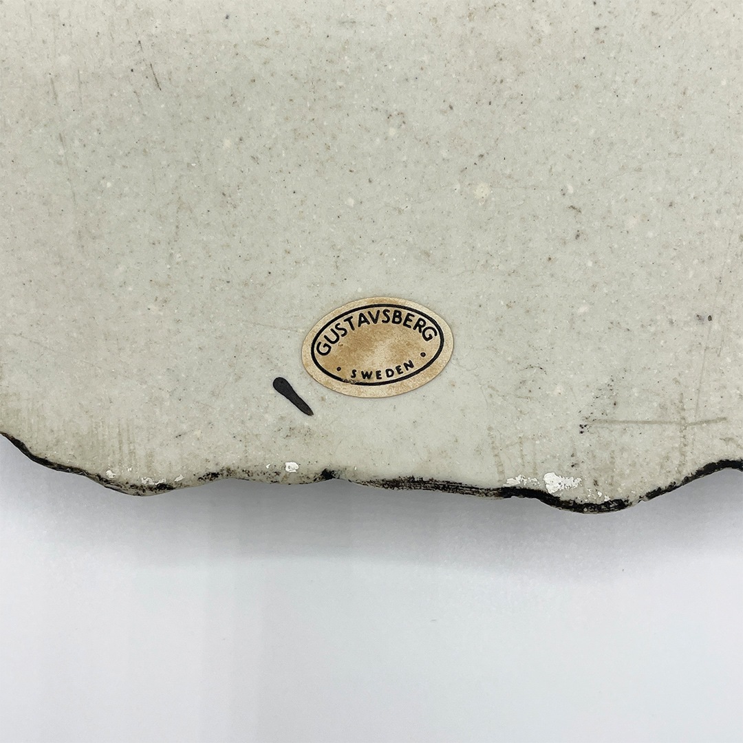 リサ・ラーソン　陶板ひまわり ヴィンテージ】12 Solros ひまわりの陶板（リサ・ラーソン／Lisa