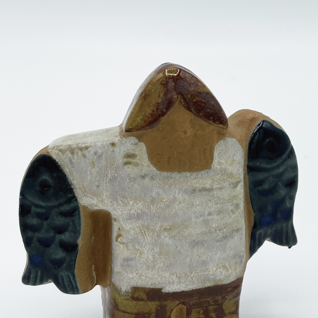 ヴィンテージ】15 漁師（リサ・ラーソン／Lisa Larson） フリー