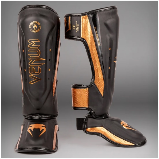 VENUM ヴェナム VENUM ELITE EVOシンガード - ブラック/ブロンズ レガース ベナム VENUM-04261-137