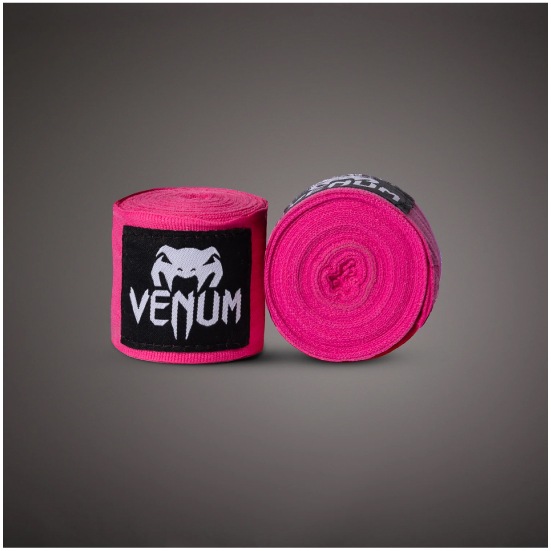 VENUM ヴェナム KONTACT ボクシング ハンドラップ - 4.5M ネオンピンク バンテージ ベナム VENUM-04756-017
