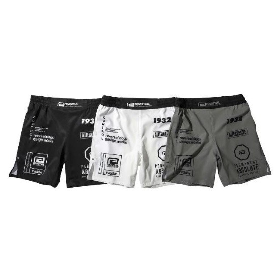 reversal リバーサル SIDE SLIT BASIC FIGHT SHORTS (BASIC LENGTH / with POCKET)-FREEDOM 格闘技用品店 グローブ サポーター ウェア