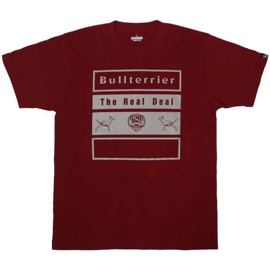 ブルテリア bj-480 BULL TERRIER Tシャツ 4BOX バーガンディ