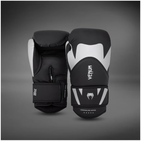 VENUM ヴェナム CHALLENGER 4.0 ボクシンググローブ - ブラック/ホワイト ベナム VENUM-05141-108