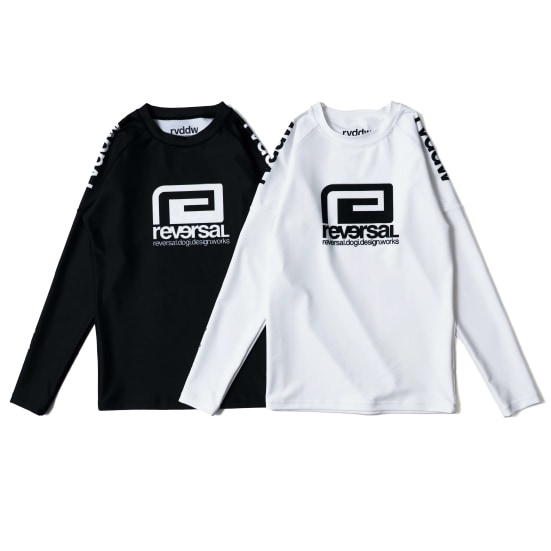 リバーサルのラッシュガードSサイズ リバーサル reversal BIG MARK LONG RASH GUARD | reversal