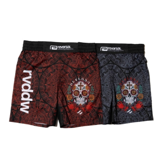 リバーサル reversal DIA DE MUERTOS FIGHT SHORTS（BASIC LENGTH / BACK POCKET)