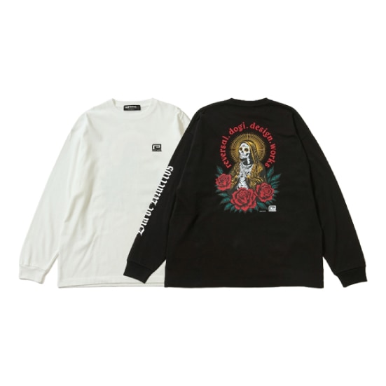 リバーサル reversal SANTA MUERTE OVER SIZE LONG SLEEVE