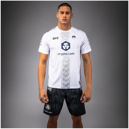 VENUM ヴェナム UFC Zenith by Venum Authentic Fight Night ウォークアウトジャージ オフィシャル メンズ - ホワイト ベナム VNMUFC-00479-002