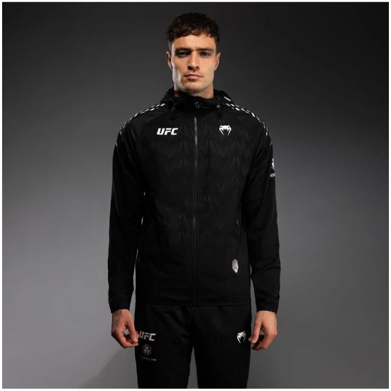 VENUM ヴェナム UFC Zenith by Venum Authentic Fight Night ウォークアウトパーカー メンズ - ブラック ベナム VNMUFC-00477-108