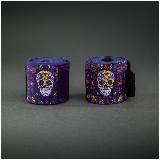 VENUM ヴェナム Santa Muerte ハンドラップ - ダークパープル - 4M - バンテージ ベナム VENUM-05957-042-4m