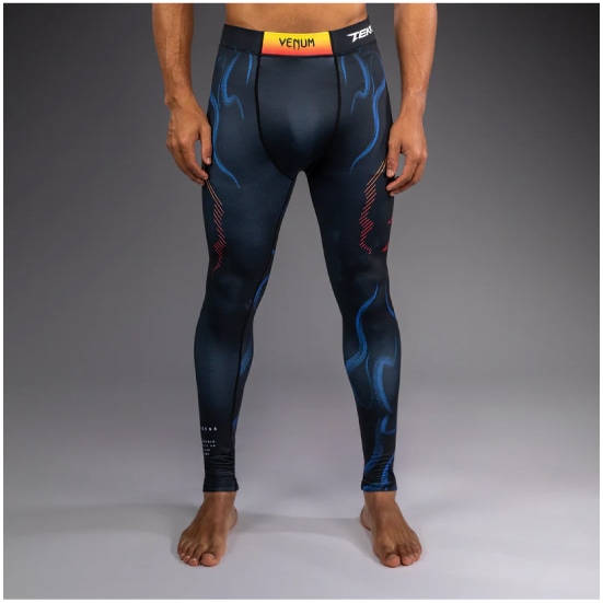 VENUM ヴェナム x TEKKEN 8 スパッツ - ヨシミツ - ブラック/オレンジ ベナム VENUM-06209-112