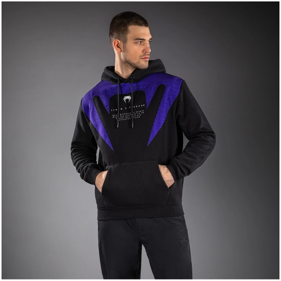 VENUM ヴェナム x TEKKEN 8 パーカージャケット - カズヤ - ブラック/パープル ベナム VENUM-06215-696