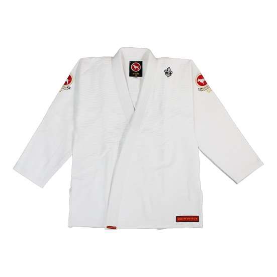 ブルテリア bjk-034 BULL TERRIER 柔術衣 Five Star 白