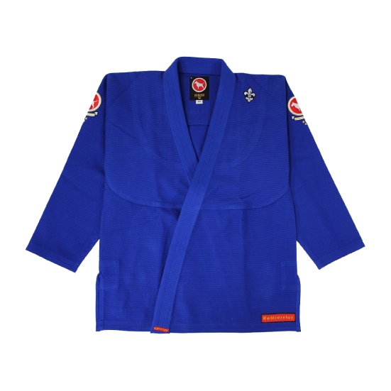 ブルテリア bjk-035 BULL TERRIER 柔術衣 Five Star 青