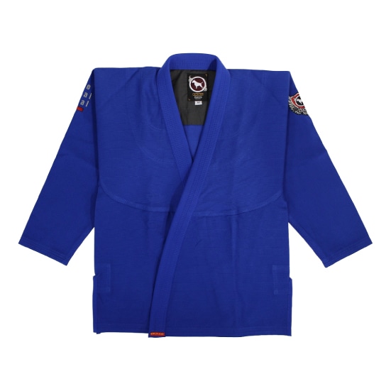 ブルテリア bjk-132 BULL TERRIER 柔術衣 スーパーライトTRD 青