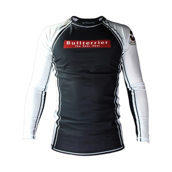 ブルテリア bj-024 BULL TERRIER ラッシュガード Rank4.0 長袖 白