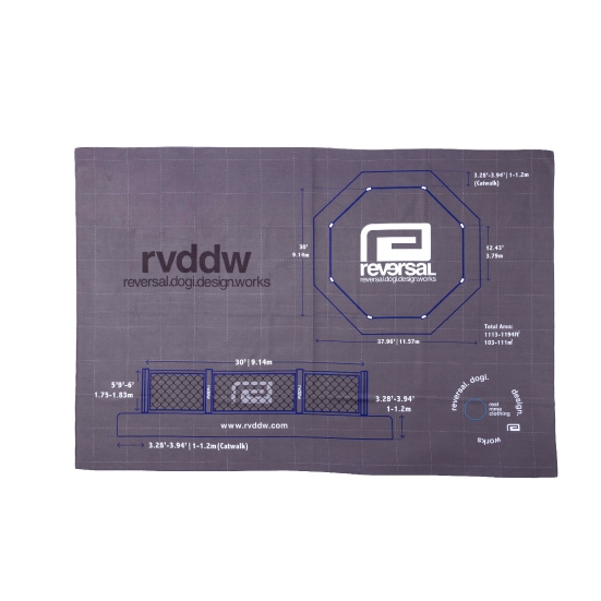 リバーサル reversal BLUE PRINT MICRO FIBER TOWEL