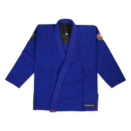 ブルテリア bjk-135 BULL TERRIER 柔術衣 スーパーライトLAS 青