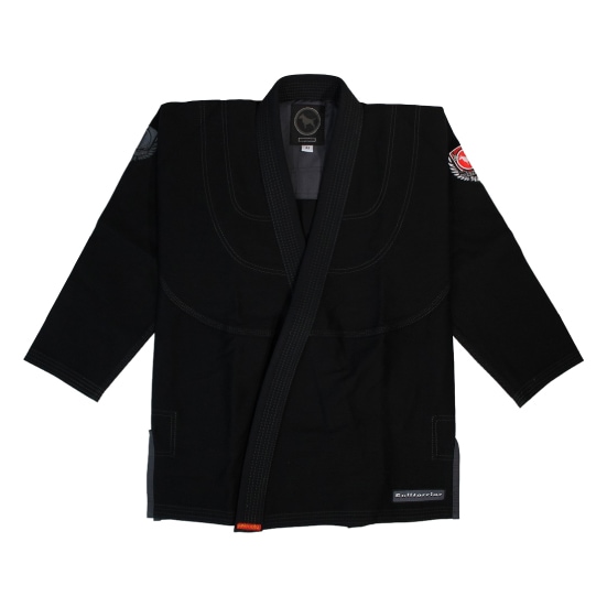 ブルテリア bjk-136 BULL TERRIER 柔術衣 スーパーライトLAS 黒