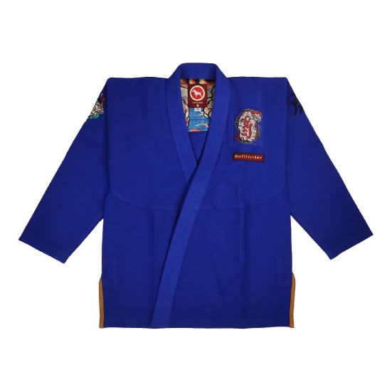 ブルテリア bjk-011 BULL TERRIER 柔術衣 Torah 青