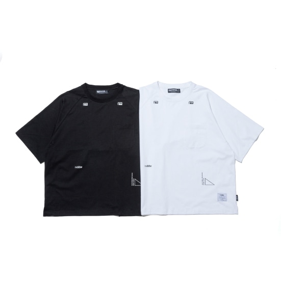 リバーサル reversal WIDE RAGLAN COTTON TEE