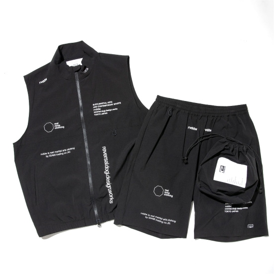 リバーサル reversal URBAN FUNCTION VEST & SHORTS