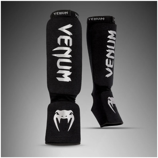 VENUM ヴェナム KONTACT シンガード - ブラック/シルバー ベナム VENUM-0480-128