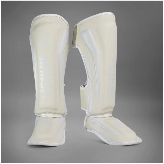 VENUM ヴェナム ELITE STANDUP シンガード - ホワイト レガース ベナム VENUM-1394-431