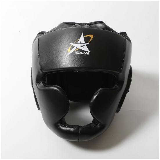 ISAMI BOXER ヘッドギア ブラック ヘッドギア | FREEDOM 格闘技用品店 グローブ サポーター ウェア