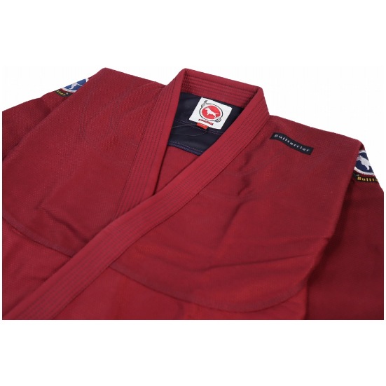 ブルテリア bjk-129 BULL TERRIER 柔術衣 BasicR2 ワイン