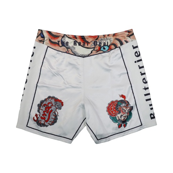 ブルテリア BULL TERRIER ファイトショーツ Torah 白 bj25001wh | BULL