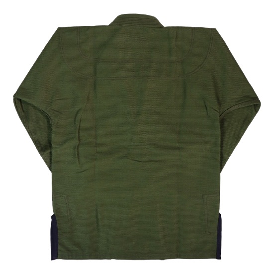 ブルテリア bjk-130 BULL TERRIER 柔術衣 BasicR2 アーミーグリーン