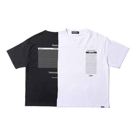 リバーサル reversal CAGE COTTON BOX SILHOUETTE TEE