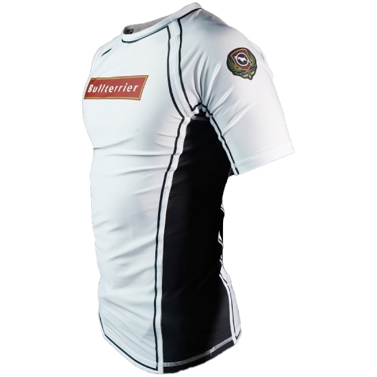 ブルテリア bj-139 BULL TERRIER ラッシュガード Rank3.0 半袖 白