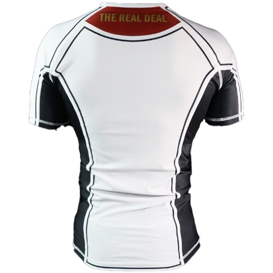 ブルテリア bj-139 BULL TERRIER ラッシュガード Rank3.0 半袖 白