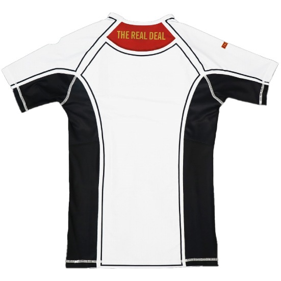 ブルテリア bj-139 BULL TERRIER ラッシュガード Rank3.0 半袖 白