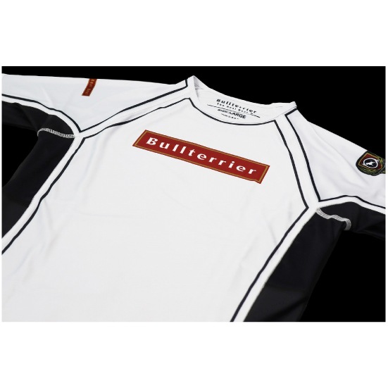 ブルテリア bj-139 BULL TERRIER ラッシュガード Rank3.0 半袖 白