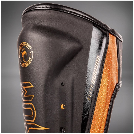 Venumシンガード - ネオンオレンジ/ブラック-L Venum S47 Shinguards | BEEST
