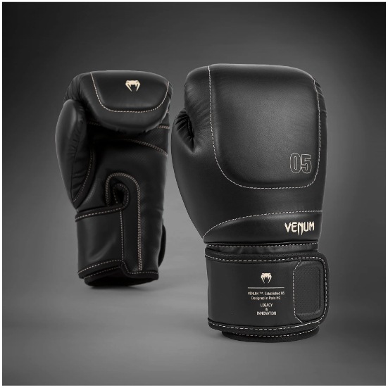 VENUM ヴェナム Impact Evo ボクシンググローブ - ブラック ベナム VENUM-05061-617