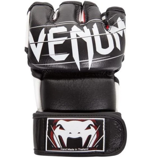 VENUM ヴェナム UNDISPUTED 2.0 MMA グローブ - ナッパレザー ブラック/ホワイト ベナム EU-VENUM-1393