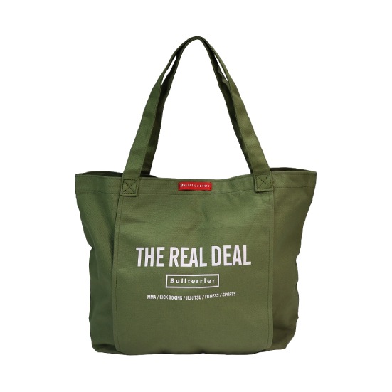 ブルテリア bj-6552 BULL TERRIER トレーニングトートバッグ アーミーグリーン