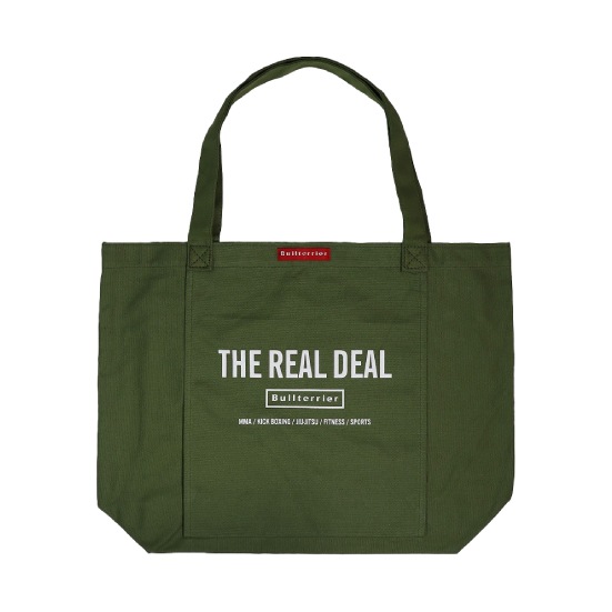 ブルテリア bj-6552 BULL TERRIER トレーニングトートバッグ アーミーグリーン