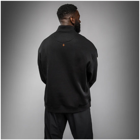 VENUM ヴェナム Eclipse ハーフジップスウェットシャツ - ブラック/アイボリー ベナム VENUM-05737-108