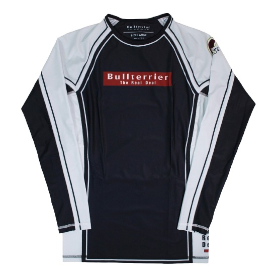 ブルテリア bj-024 BULL TERRIER ラッシュガード Rank4.0 長袖 白