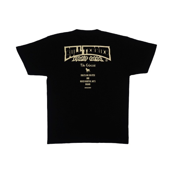 ブルテリア bj-463 BULL TERRIER Tシャツ Classic Logo 黒